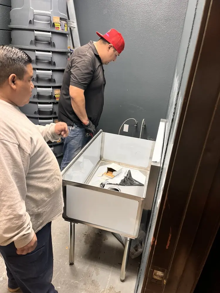Commercial plumbing and sink installation in Shawcrest